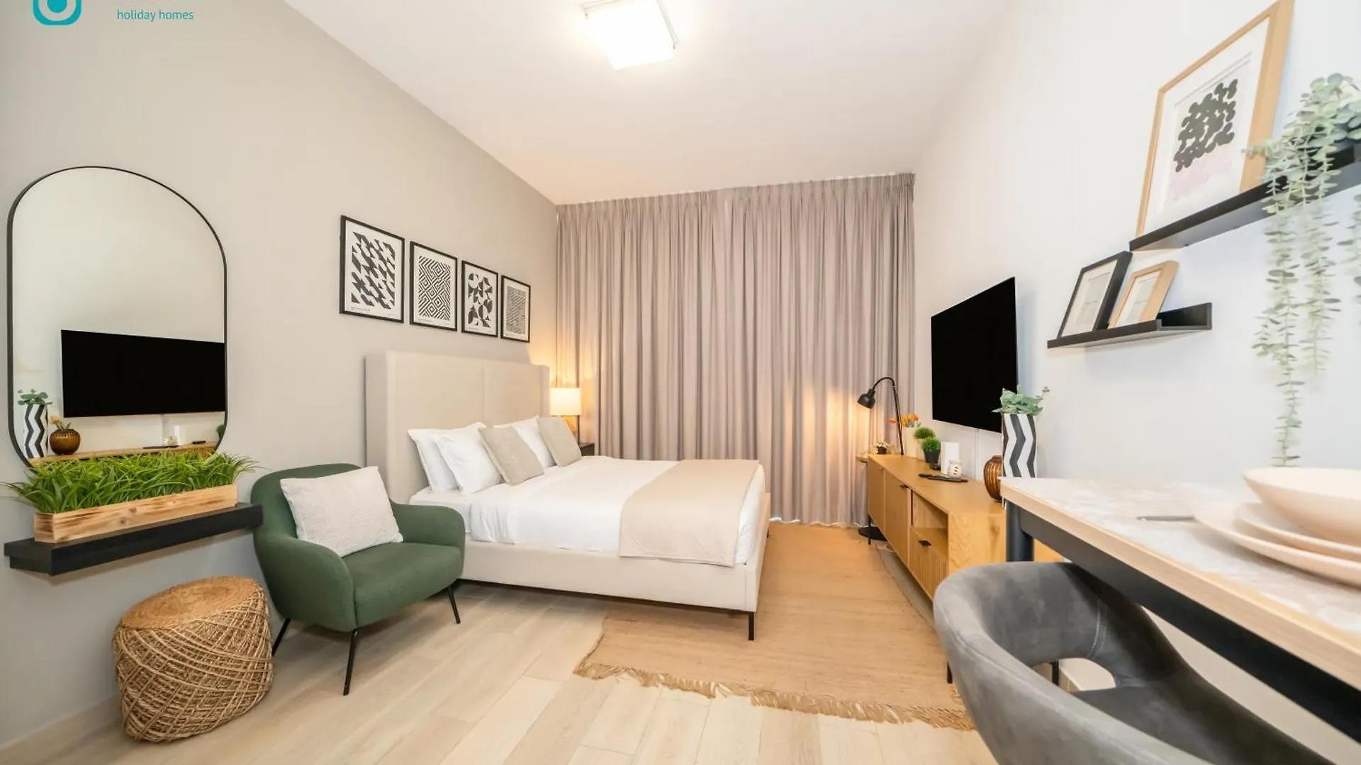 Apartment Blue Breeze - Elegant & Cozy Studio In Jvc Dubai